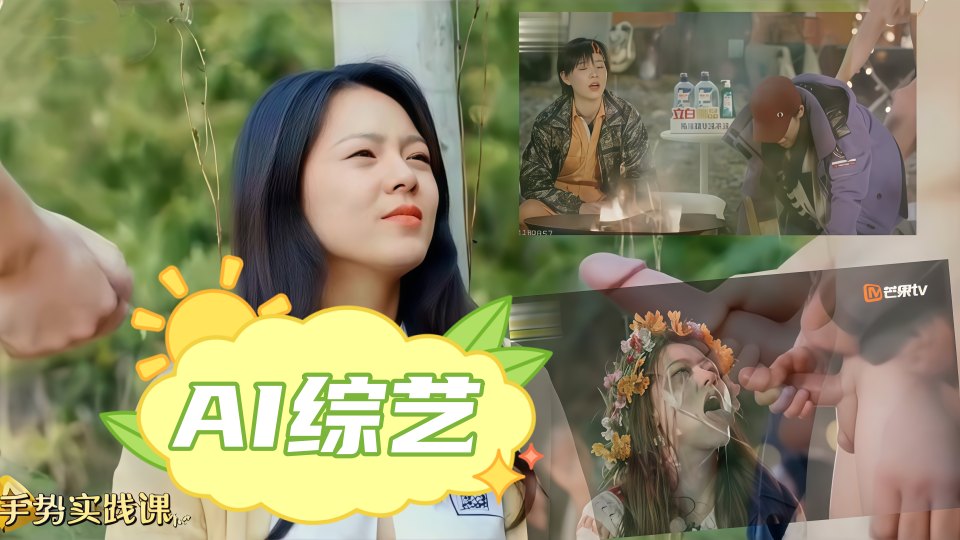 AI综艺.《花儿与色狼》男人都不放过.简直魔性