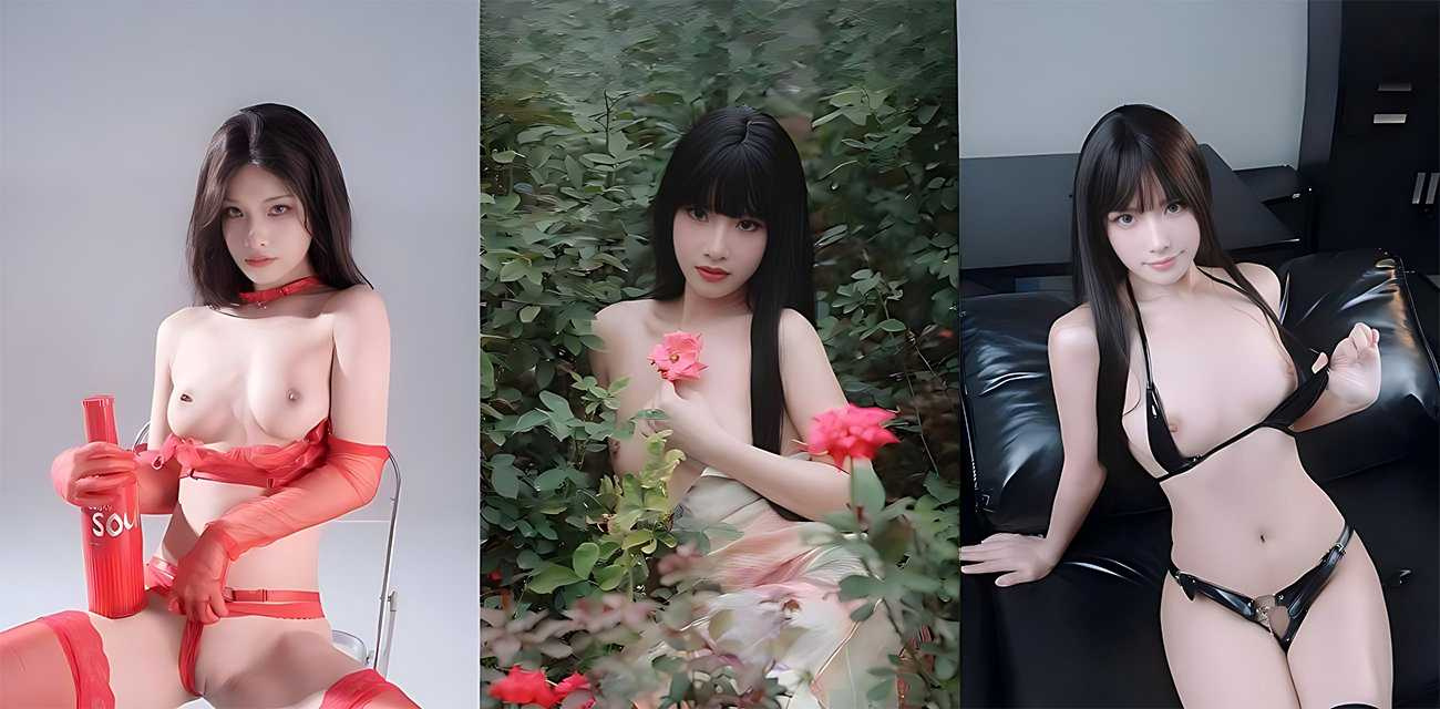 抖音网红【芊落】定制视频合集，完美酮体与白虎粉穴让人脸红心跳，建模脸下却是个淫秽母狗