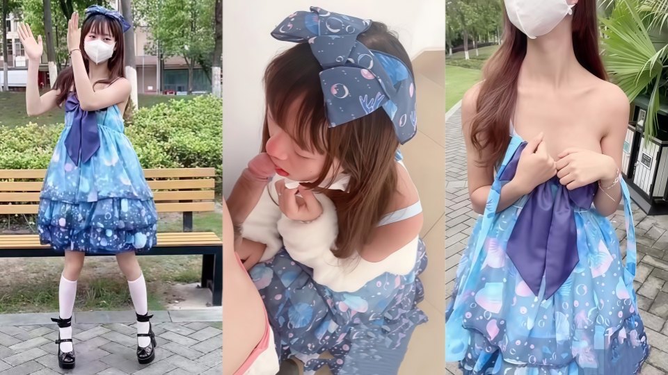 《最新流出☀️反差萝莉》网红百变COSER叛逆情侣【洛丽塔】千元露脸土豪任务定制~公园露出楼道啪啪内射（1）